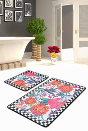 Mijölnir Juego de alfombras de baño Flori Multicolor
